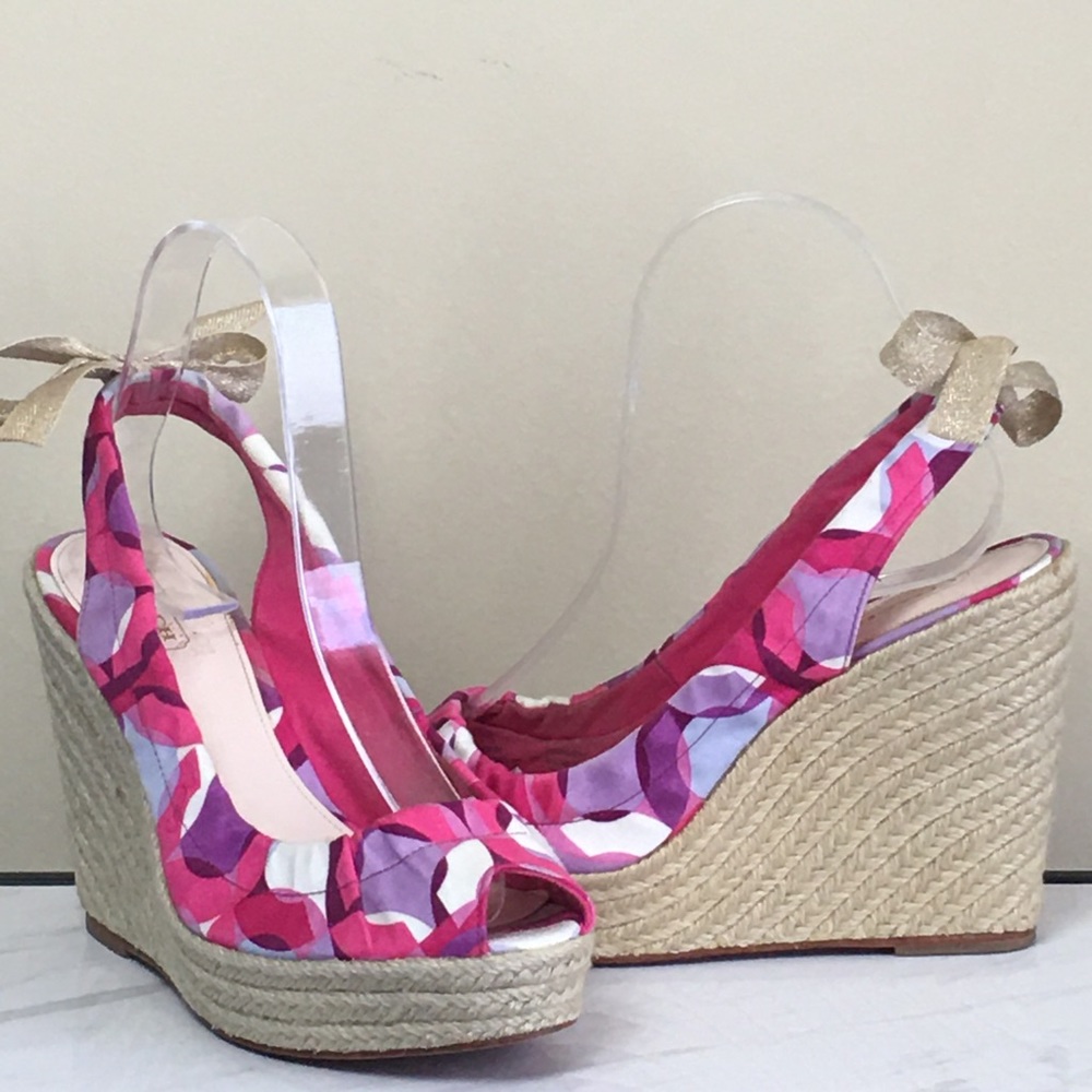 Coach Maritza Espadrille Wedge Sandal size 7 - Picture 3 of 7